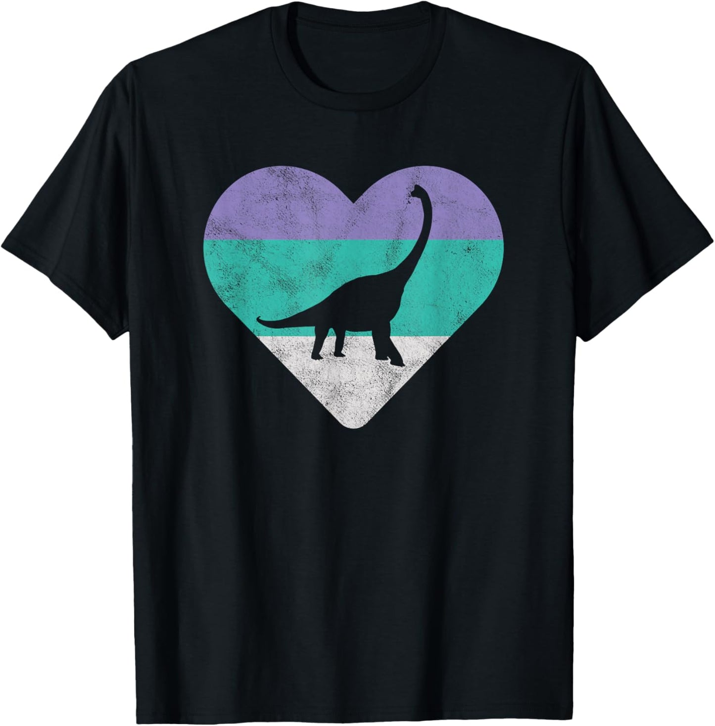 Brachiosaurus Retro Dinosaur Gift For Women or Girls T-Shirt