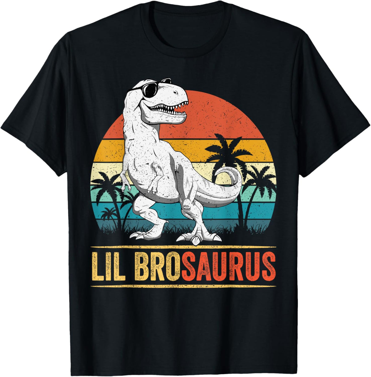 lil Brosaurus T rex Dinosaur lil Bro Saurus Family Matching T-Shirt
