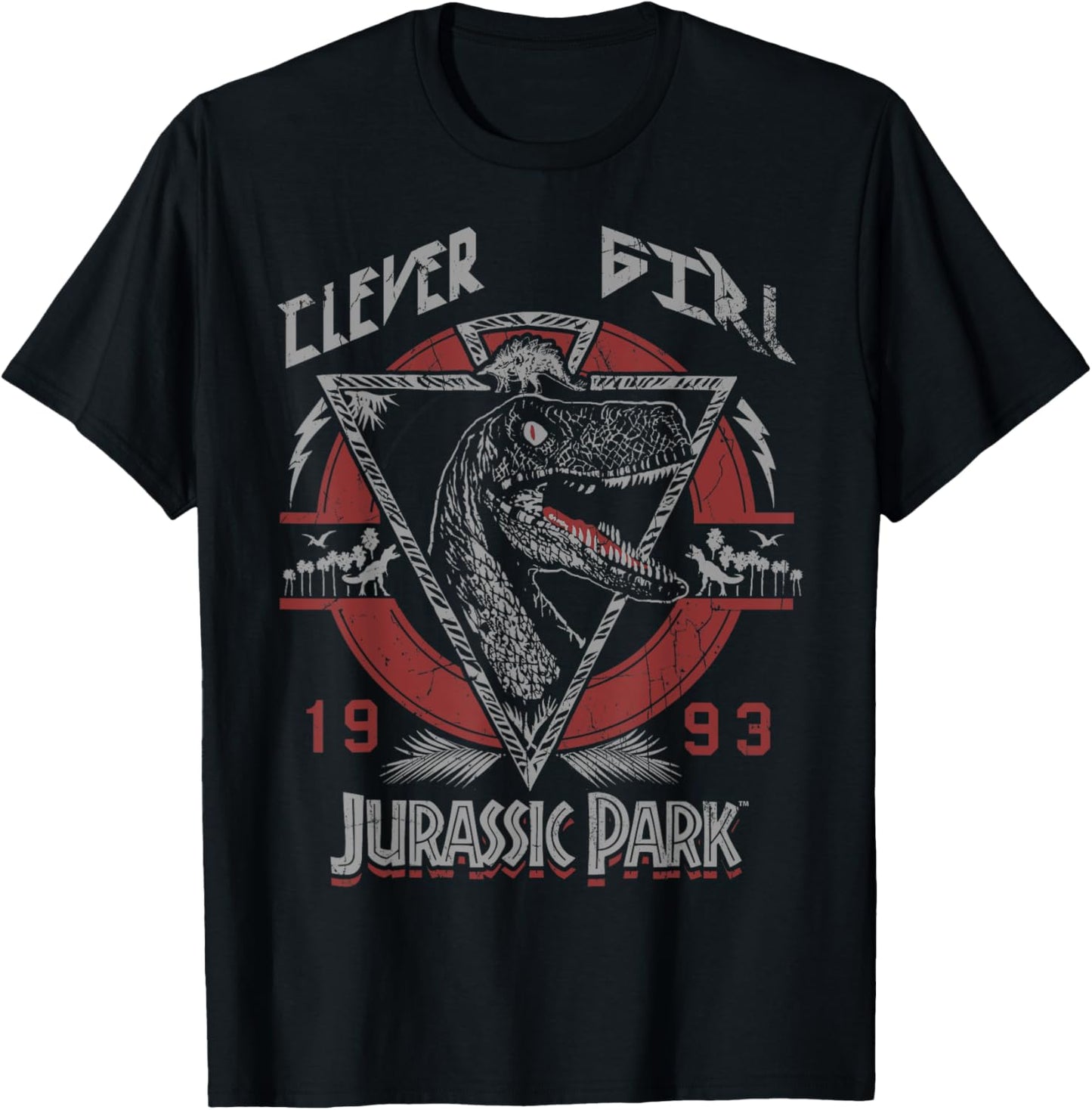 Jurassic Park Clever Girl 1993 Retro T-Shirt