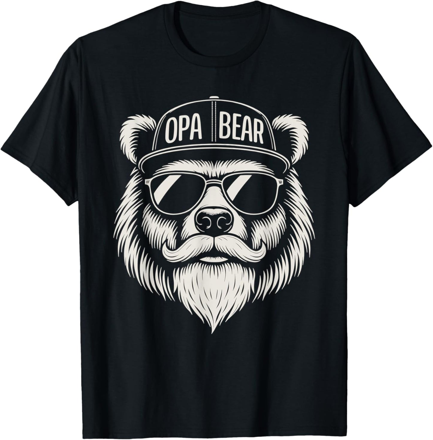 Mens OPA BEAR – Funny Grandpa Bear T-Shirt