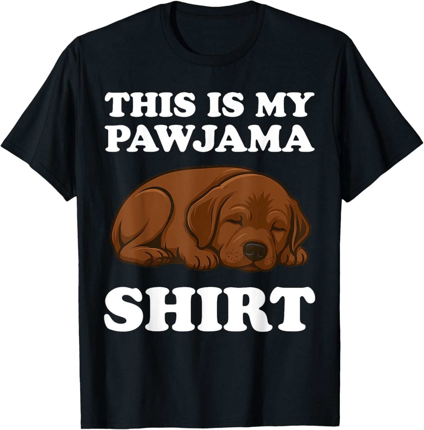 Funny Labrador Pajama Dog T-Shirt