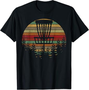 Retro Vintage Disc Golf Shirt Frolf Flying Disc Sport T-Shirt