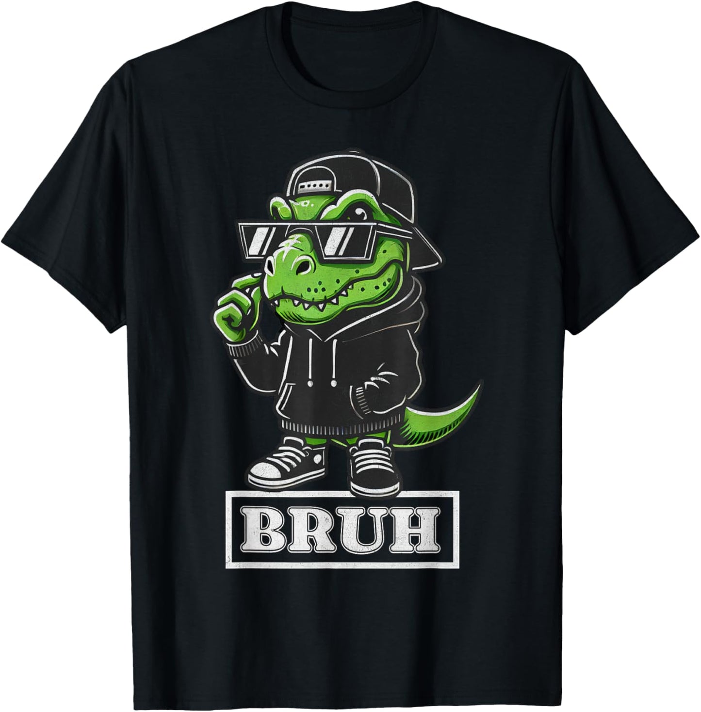 Bruh T Rex Dinosaur Teen Sayings Teenage Boys Funny Kids T-Shirt