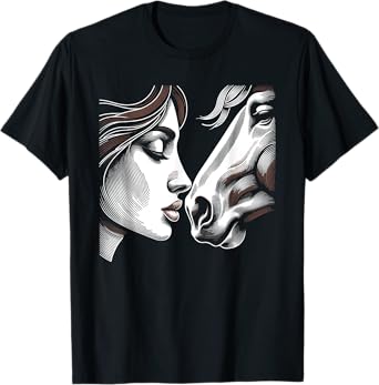 Horse Mom Equestrian Horseback Riding Cowgirl For Women T-Shirt