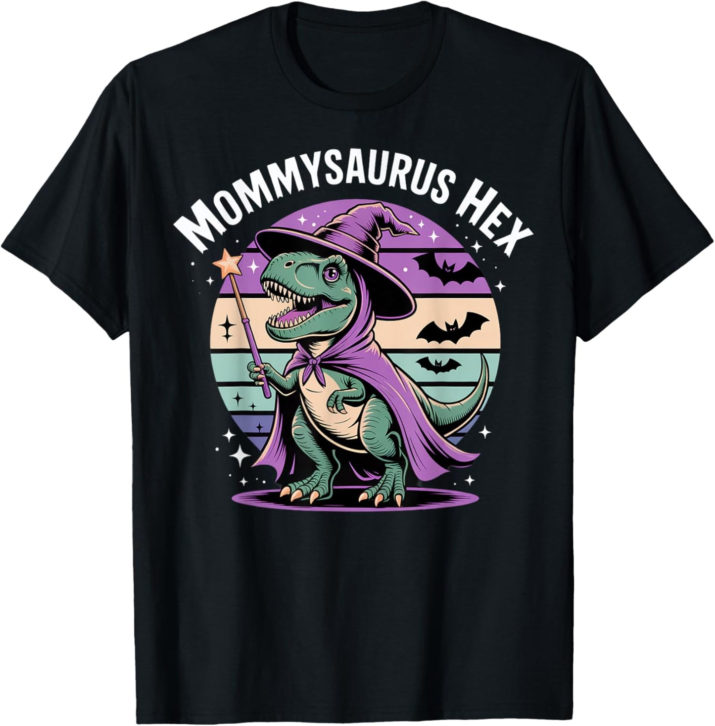 Mommysaurus Hex Halloween Design T-Shirt
