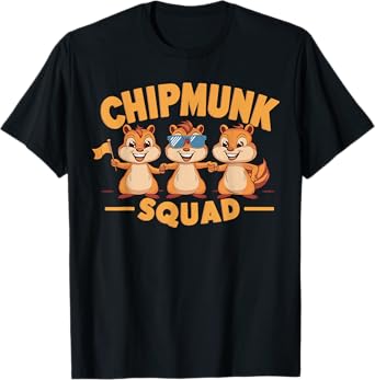 Chipmunk Squad Tshirt for Chipmunk Lover Shirt Kids Chipmunk T-Shirt