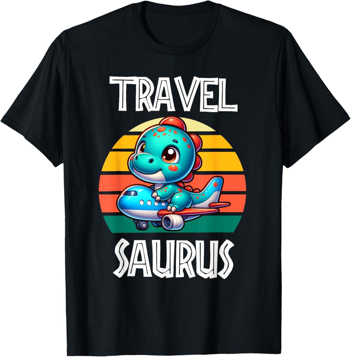 Travel Saurus Funny T-Rex T-Shirt