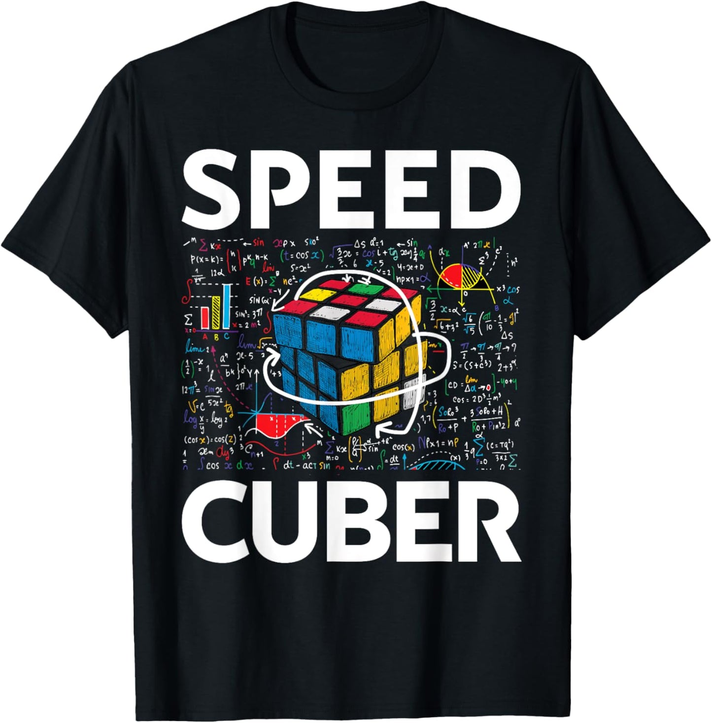 Funny Speed Cuber Competitive Puzzle Speedcubing Math Lover T-Shirt