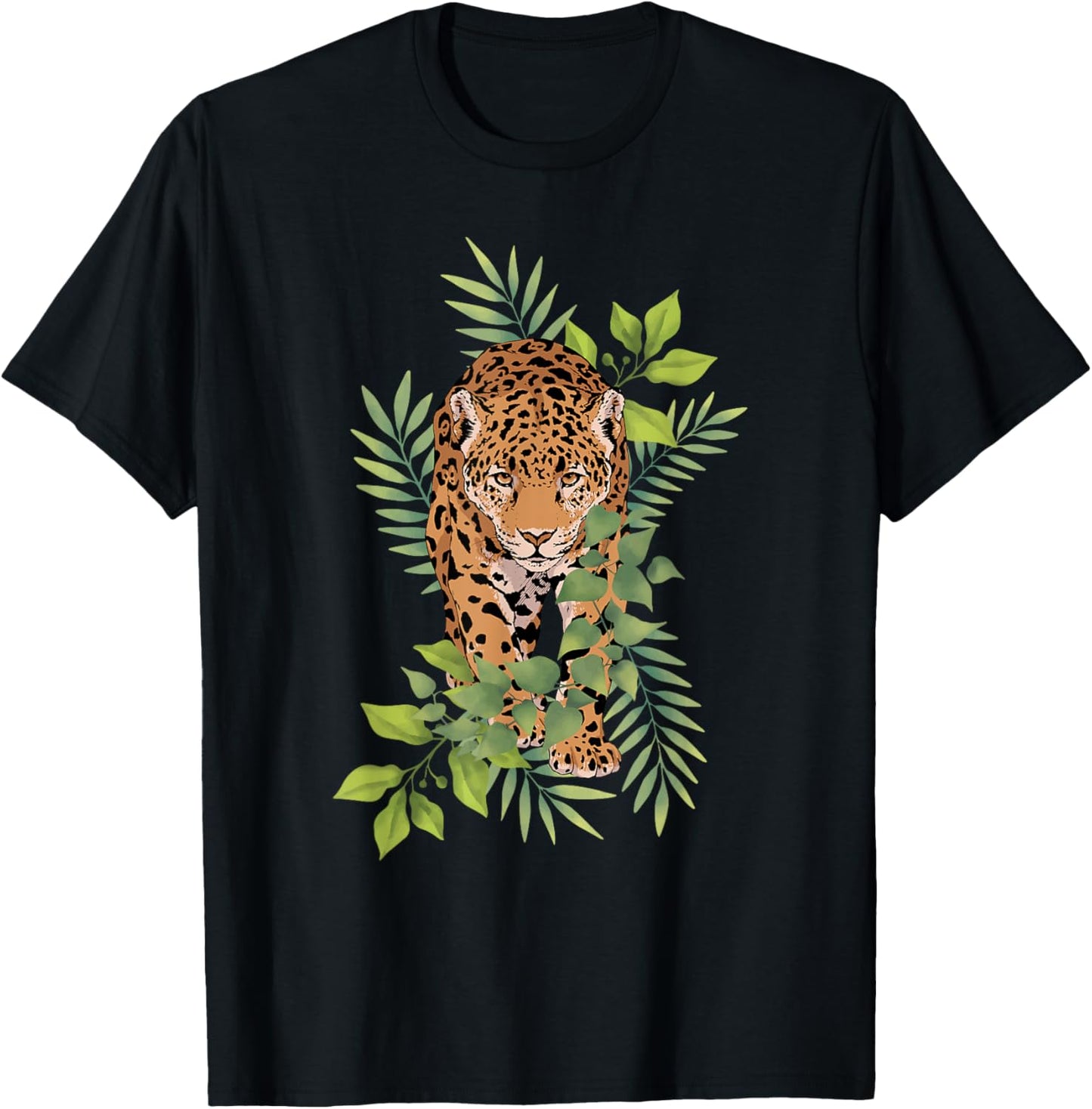 Wild Jaguar Jungle Nature for Cat Lover T-Shirt