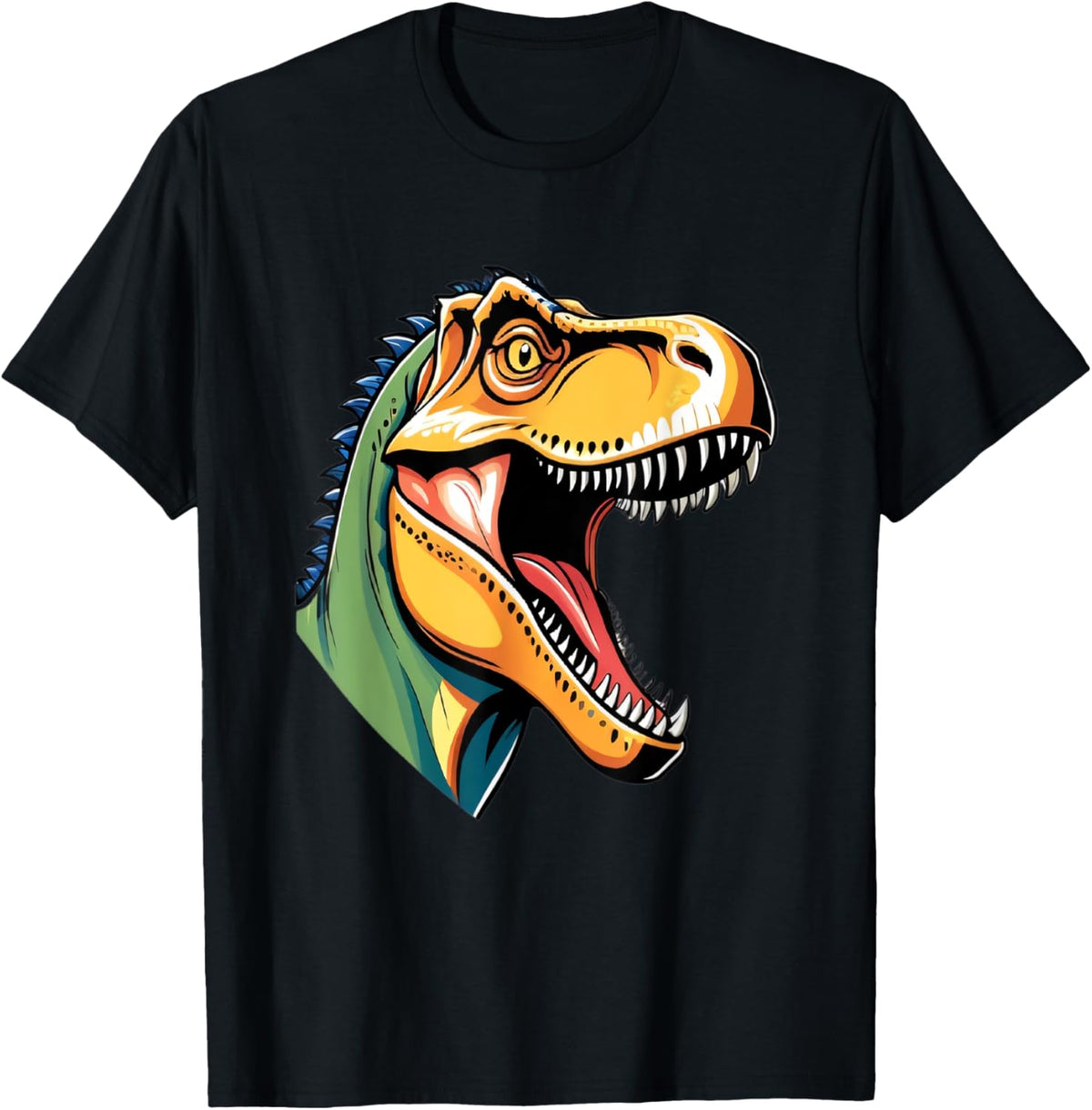 Tyrannosaurus Rex Head – Stylized Dinosaur Art T-Shirt