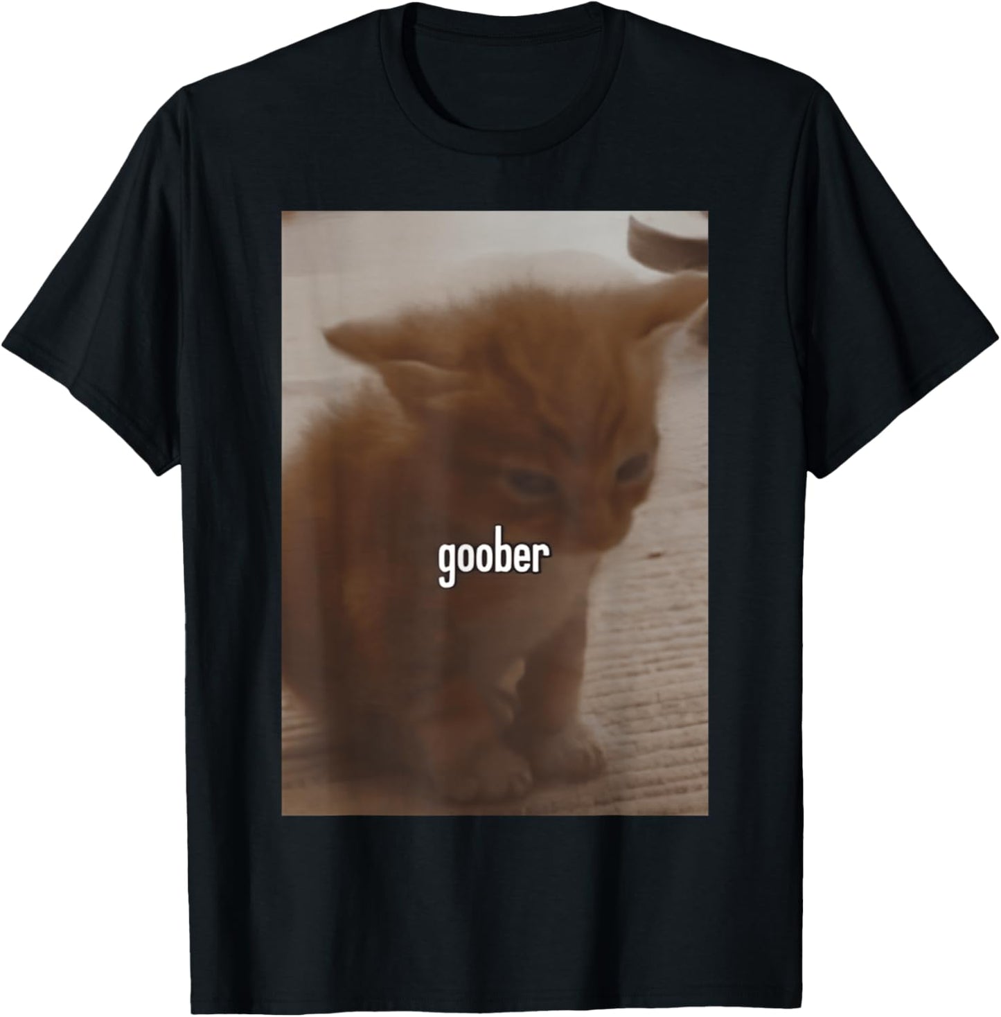 FUNNY MEME CUTE Goober Cat Silly Cat T-Shirt
