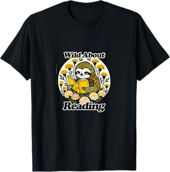 I love Reading Cute animals Cute Reading Sloth T-Shirt