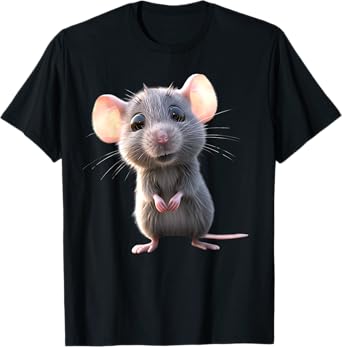 Rat Cute Mouse Rodents Dwarf Mouse Small Rats Mice T-Shirt