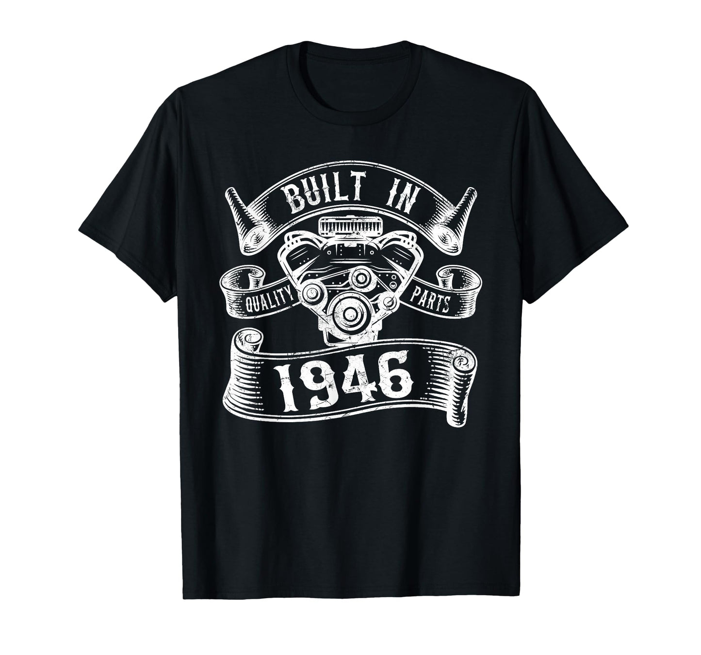Vintage Built In 1946 Engine, Born in 1946 Gifts Birthday T-Shirt