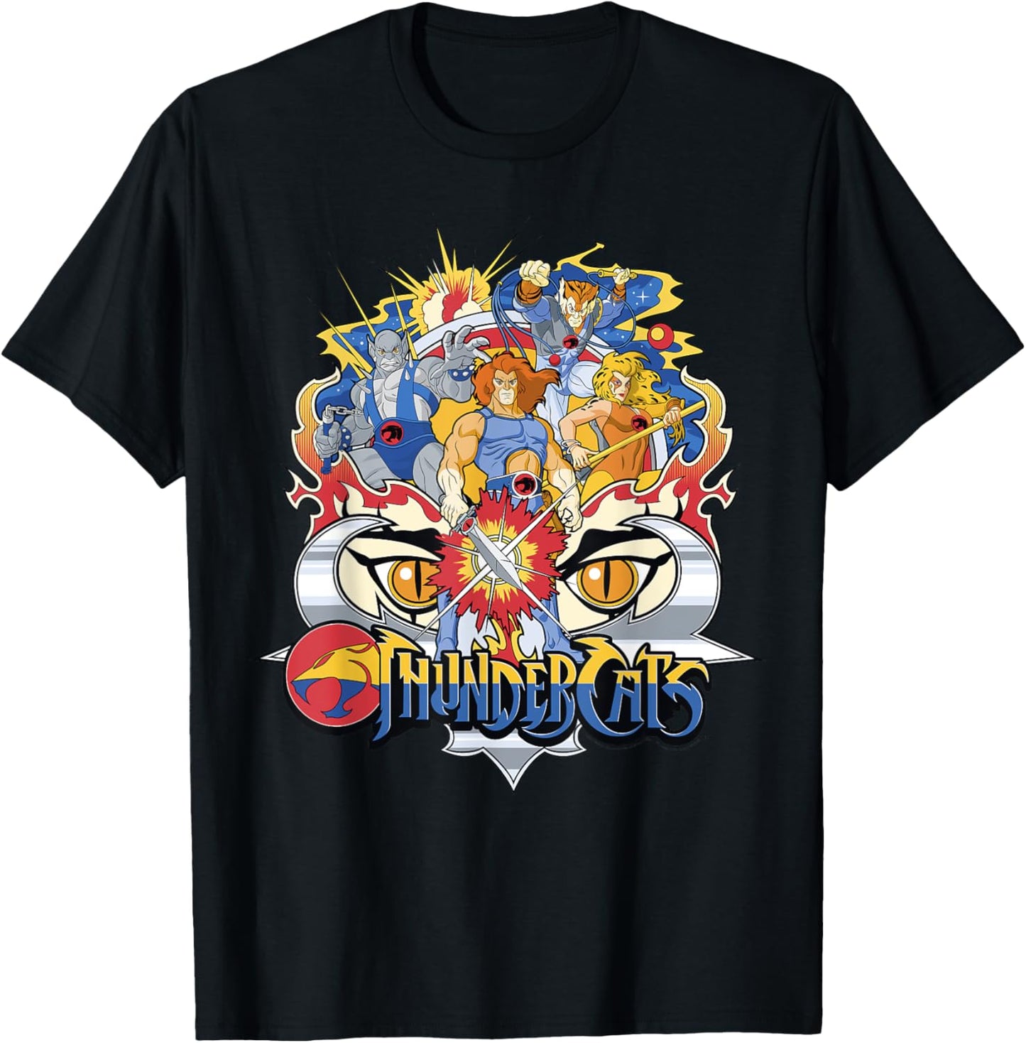 ThunderCats Group Shot Logo Badge T-Shirt