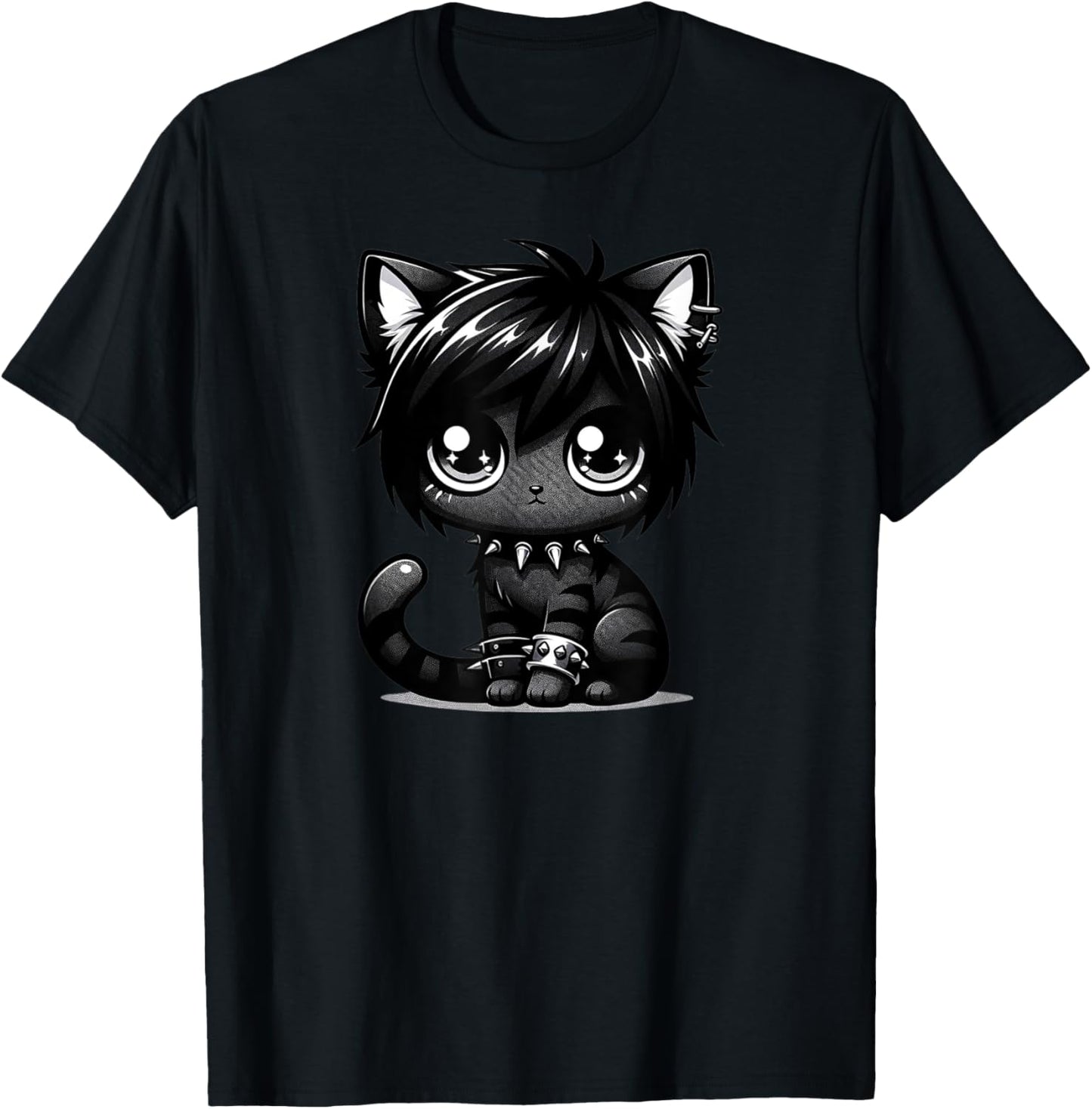 Kawaii Anime Emo Cat Kitty Kids T-Shirt