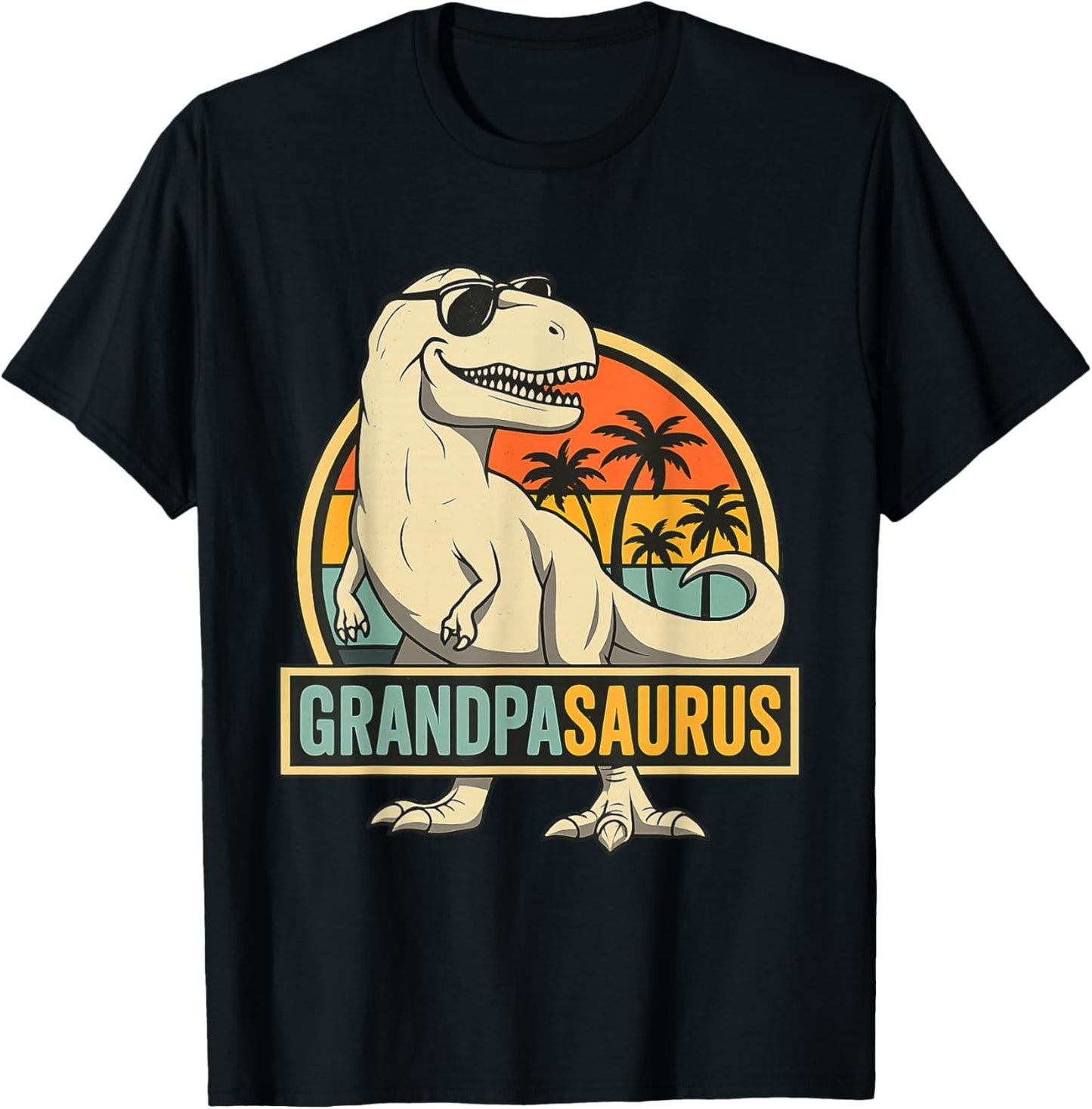 Grandpasaurus Funny Dinosaur Grandpa Humor for Men T-Shirt