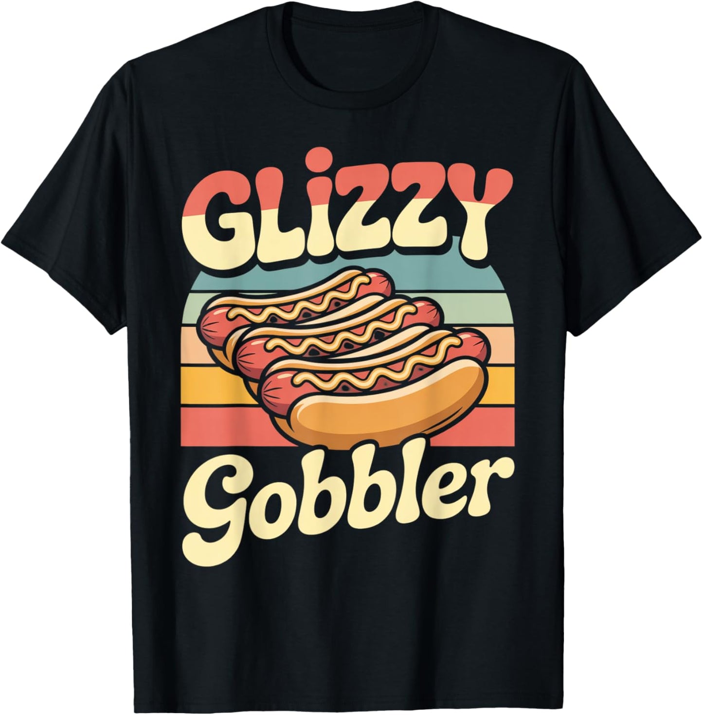 Retro Glizzy Gobbler T-shirt T-shirt