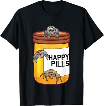 Classic Jumping Spiders Collector Exotic Pet Owner Lifestyle T-Shirt