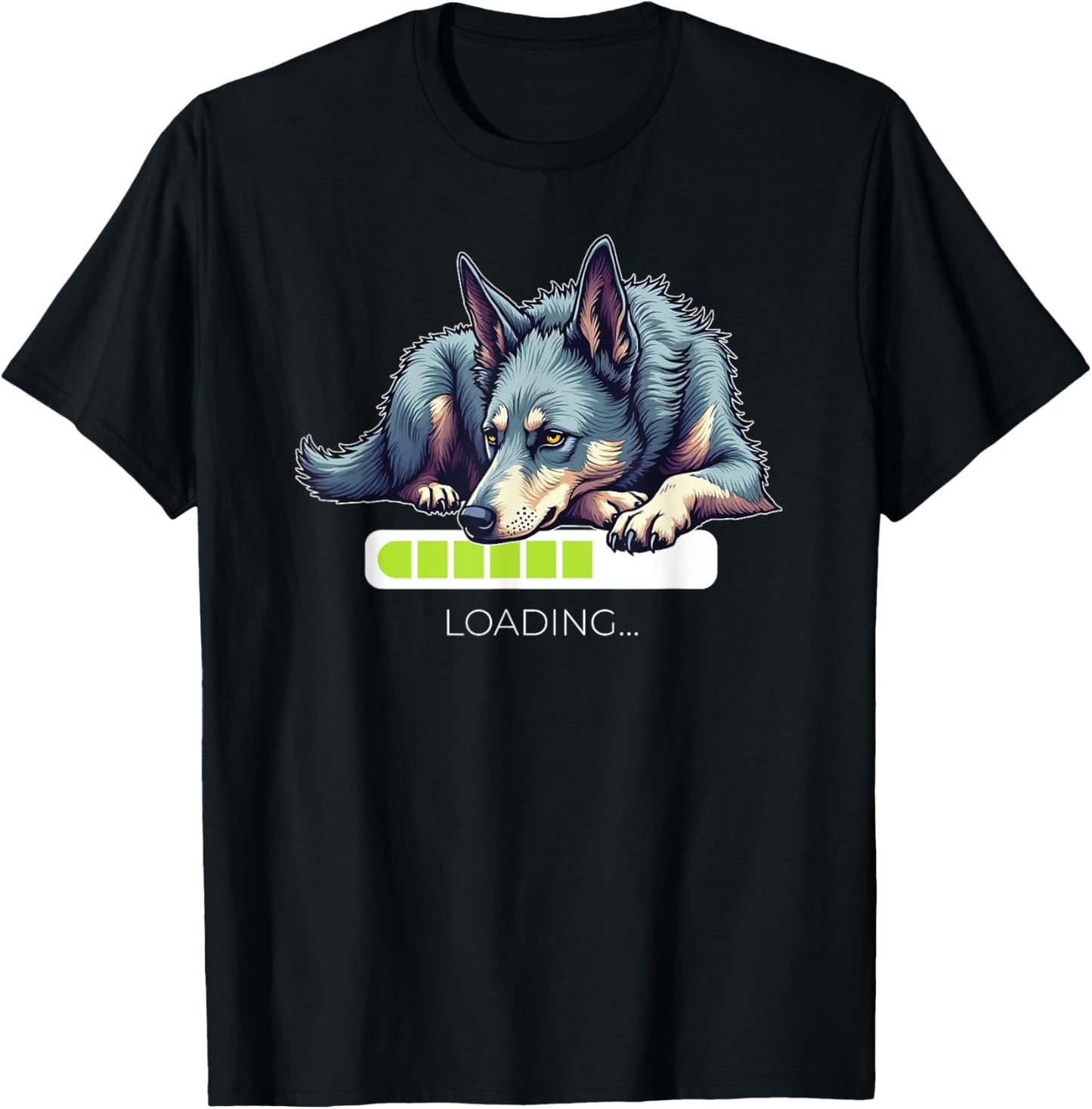 Australian Cattle Dog Red Blue Heeler Loading T-shirt