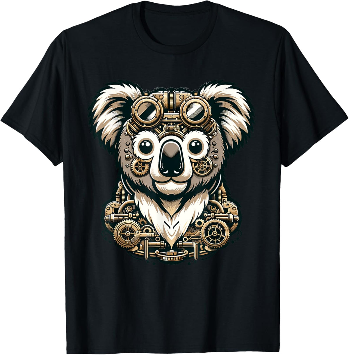 Steampunk Aesthetic Koala Bear Lover Shirt Vintage Koala T-Shirt