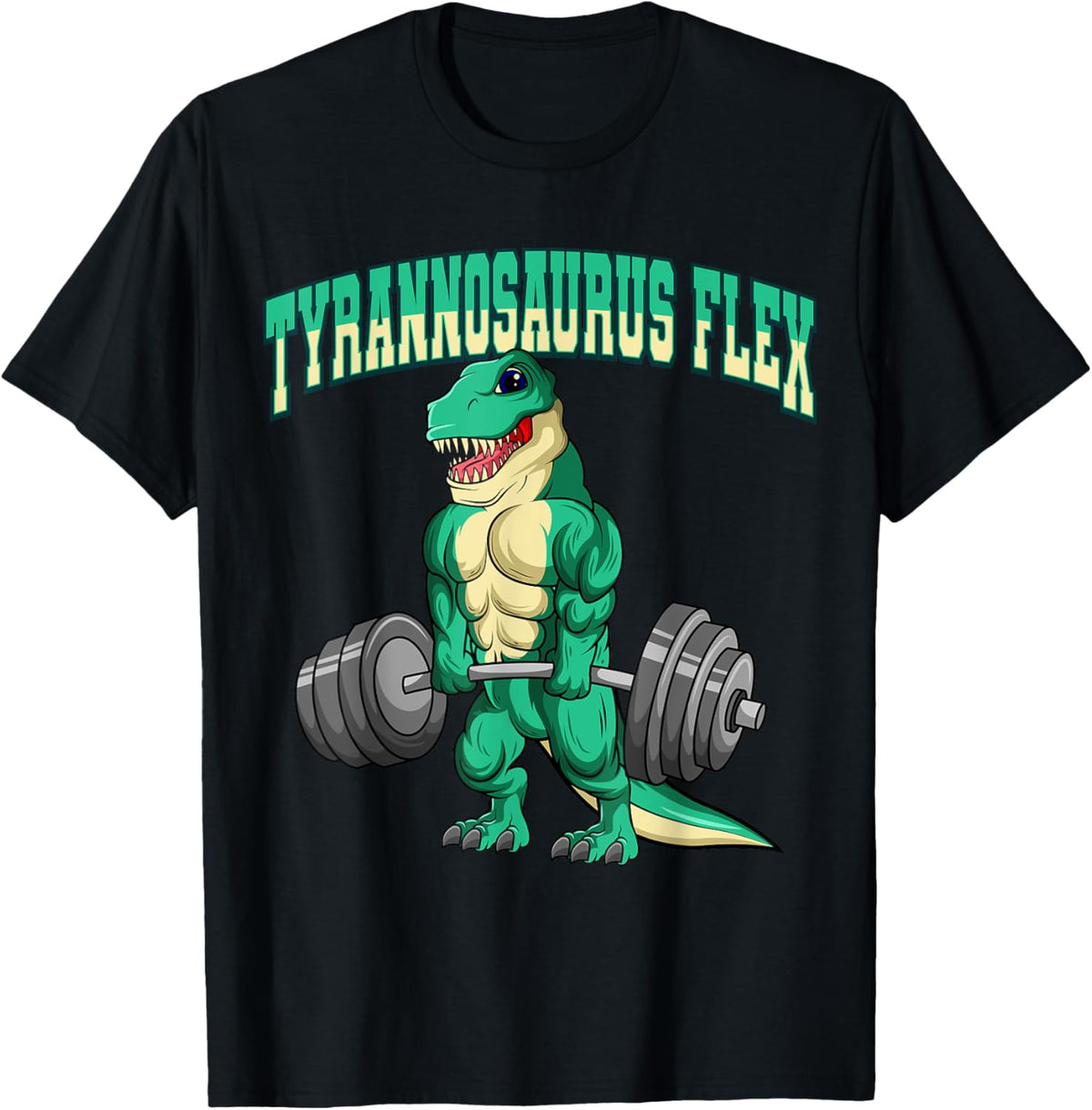 Bodybuilding Fitness Tyrannosaurus Flex Dinosaur Dino T-Rex T-Shirt