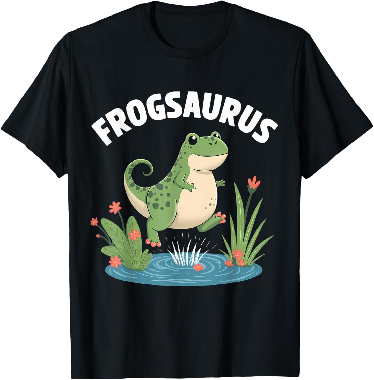 Frog Dinosaur Toad T-Rex Dino Funny Frog T-Shirt