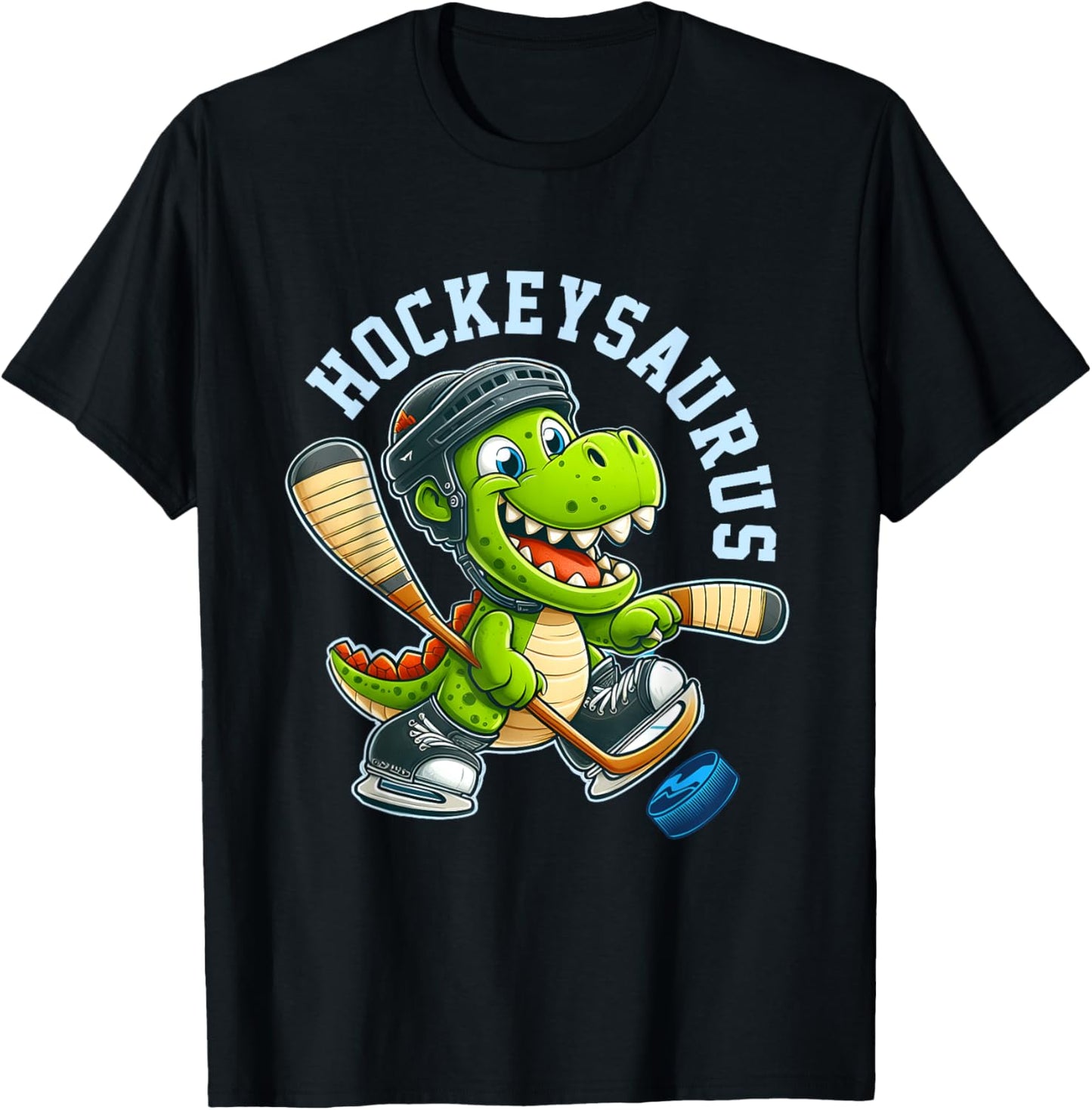 Hockeysaurus Funny Dinosaur Hockey Kids Hockey Boy T-Shirt