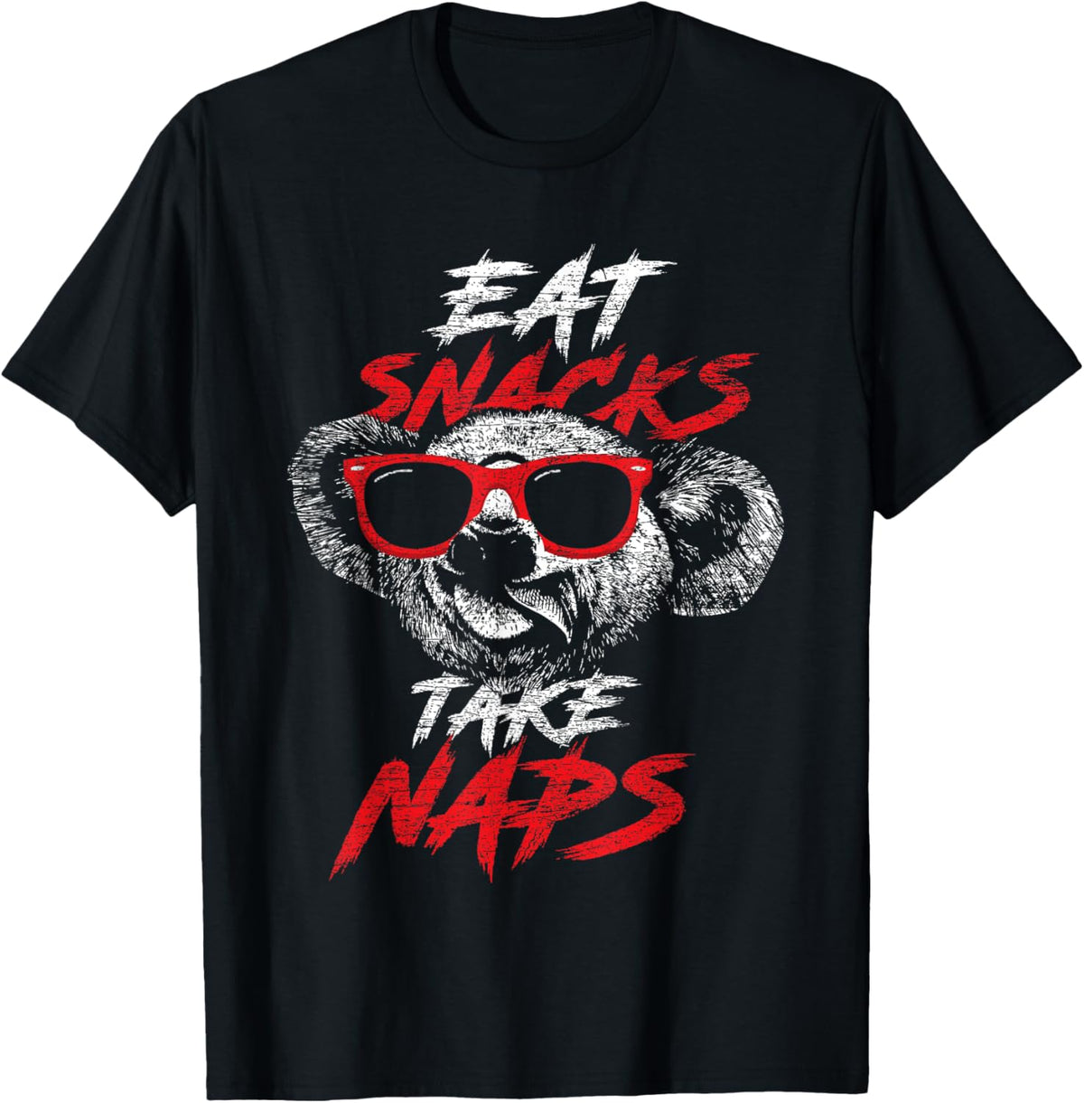Koala Bear Shirt Eat Snacks Take Naps T-Shirt