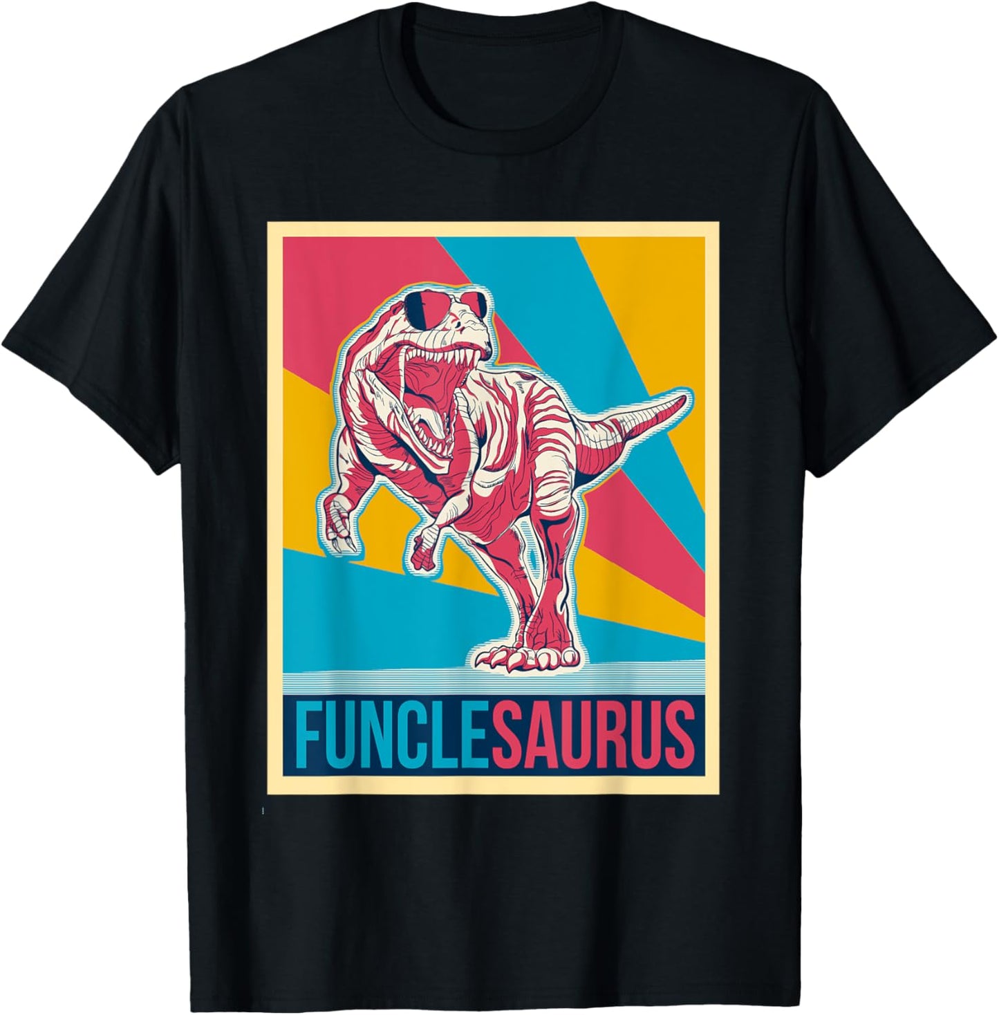 Vintage Retro Funclesaurus Rex T Shirt