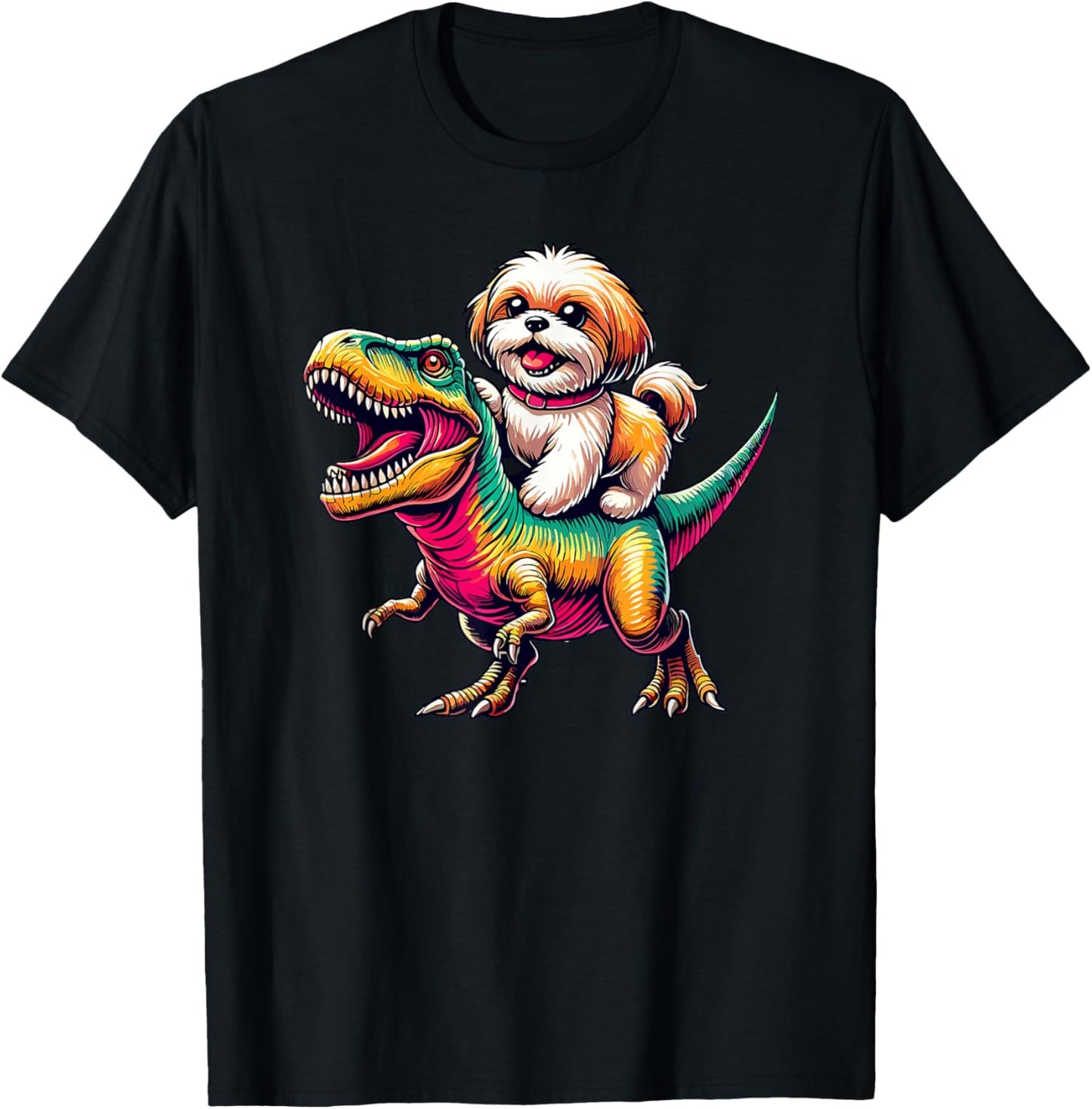 Dinosaur T-Rex Shih Tzu Tyrannosaurus Rex T-Shirt