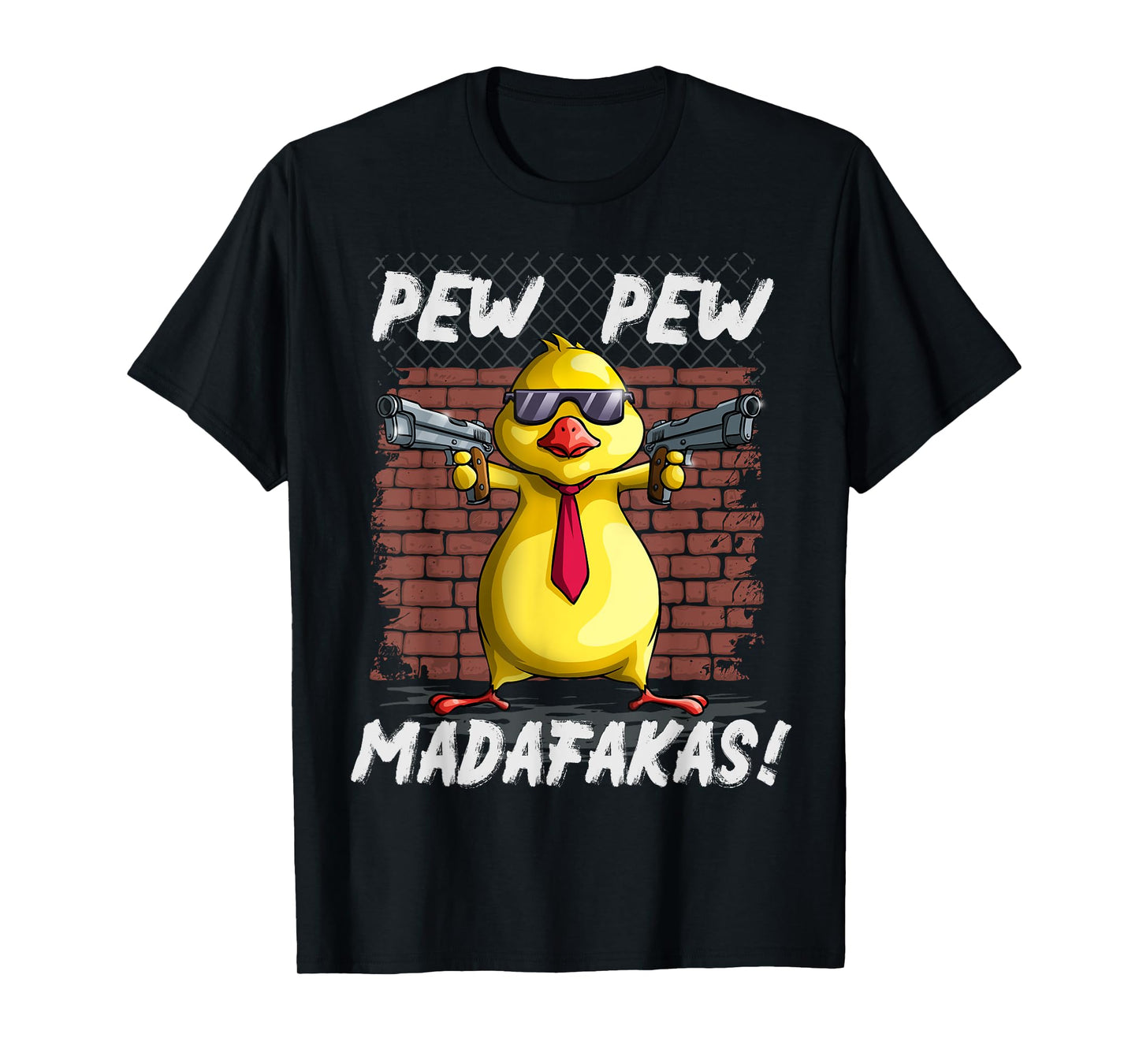 Funny Chicks PewPewPew Madafakas Crazy Chick Pew Gift T-Shirt