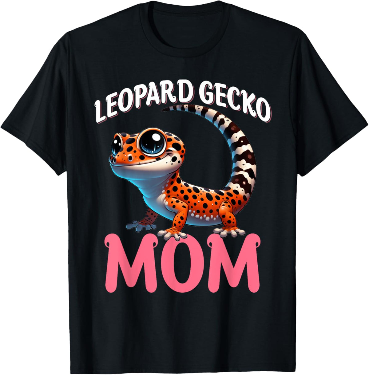 Leopard Gecko Mom Shirt Women Kids Girls Best Gecko Mom Ever T-Shirt