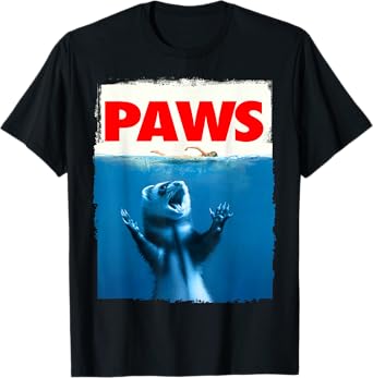 Paws Ferret Funny Ferret Lover Gifts For Men Women Kid Teen T-Shirt