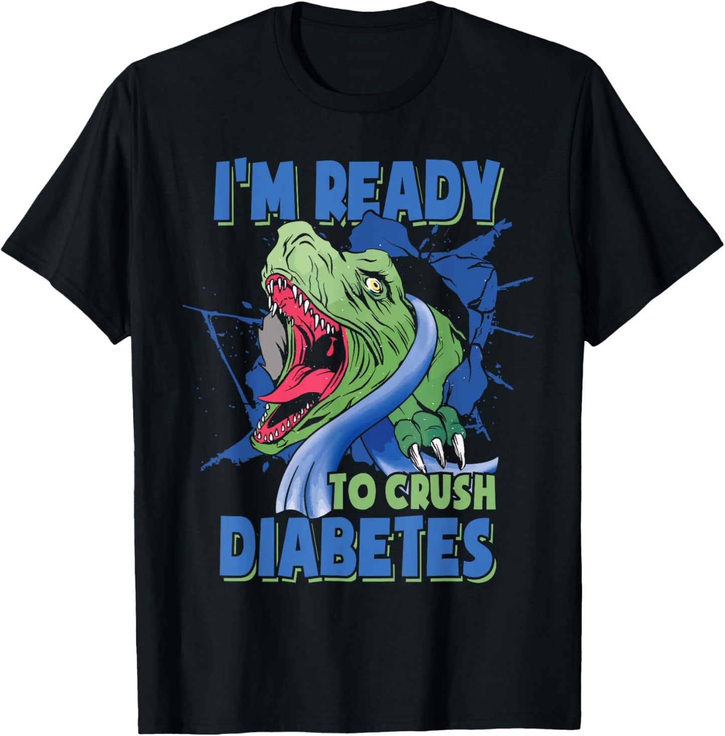 Diabetes Dinosaur T-Shirt