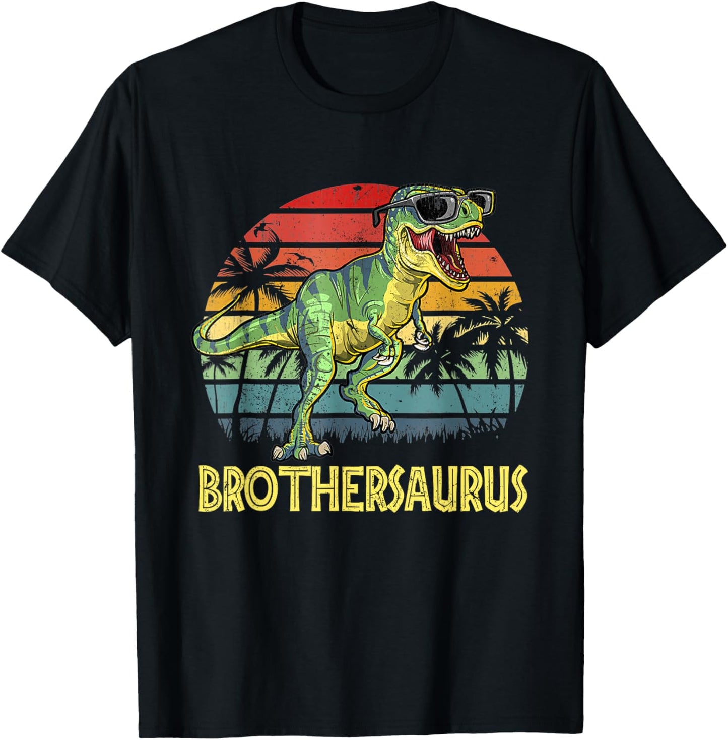 Brother Saurus Dinosaur Brother T Rex Dino Family Matching T-Shirt