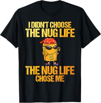 Chicken Nugget Art For Men Women Kids Chicken Nugget Lover T-Shirt