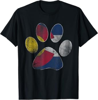 Colorado Flag Dog Lover Men Women Kids T-Shirt