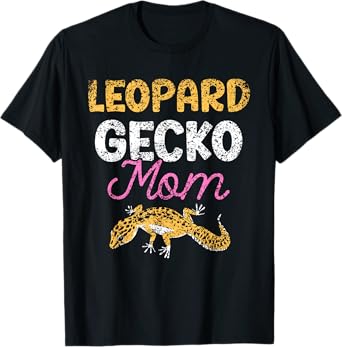 Leopard Gecko Mom Geckos Lizard Owner Leopard Gecko Mother T-Shirt