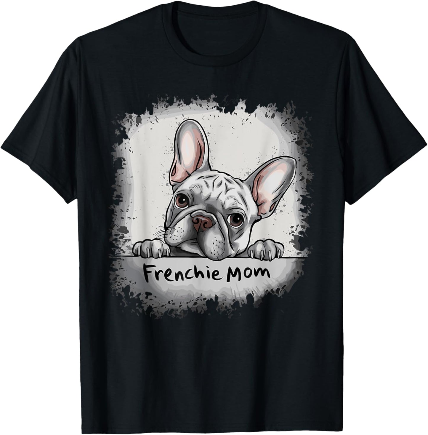 Retro French Bulldog Mom T-shirt
