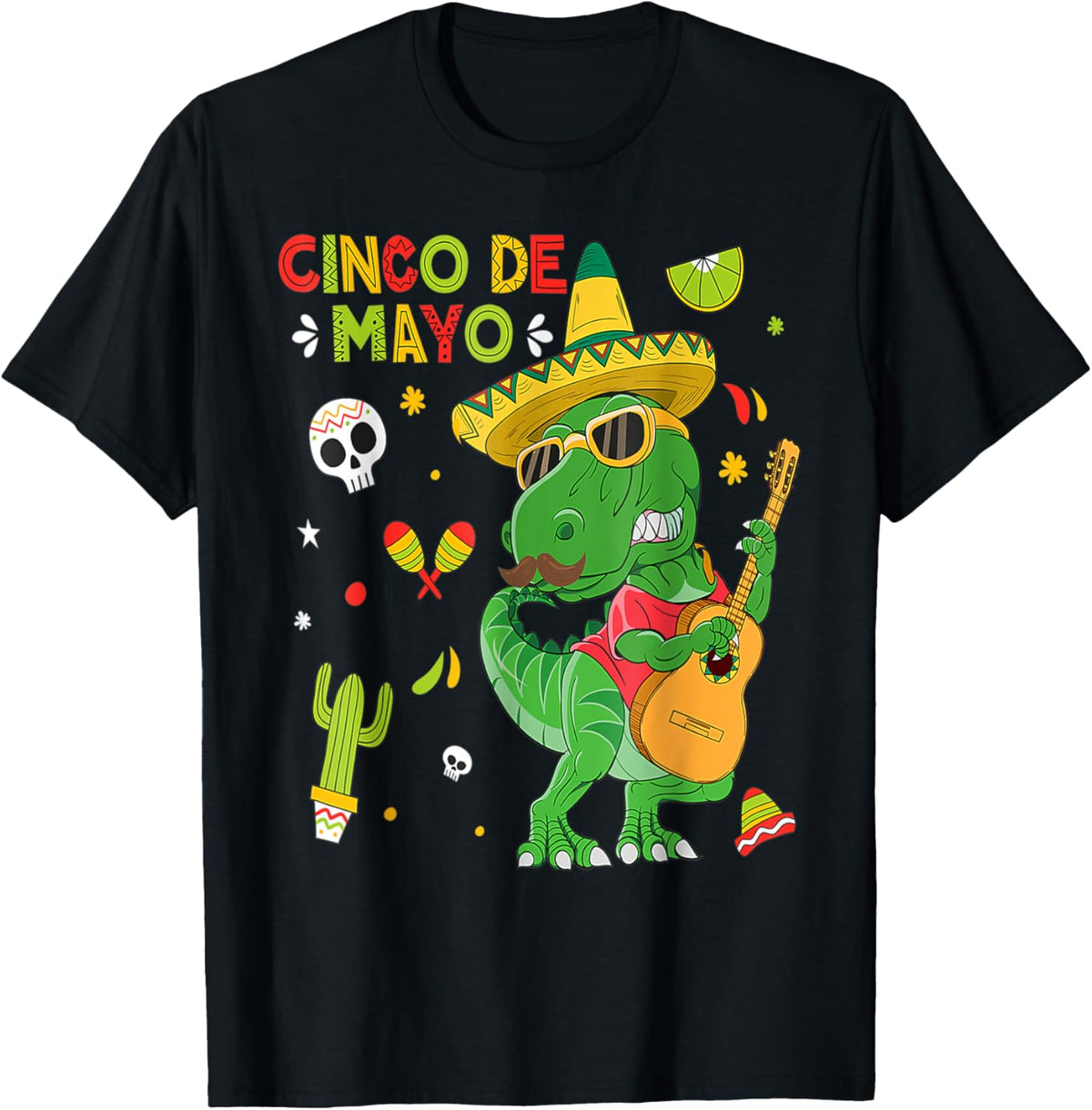 Rex Cinco De Mayo Shirts Dinosaur T Rex Toddler Boys Kid T-Shirt