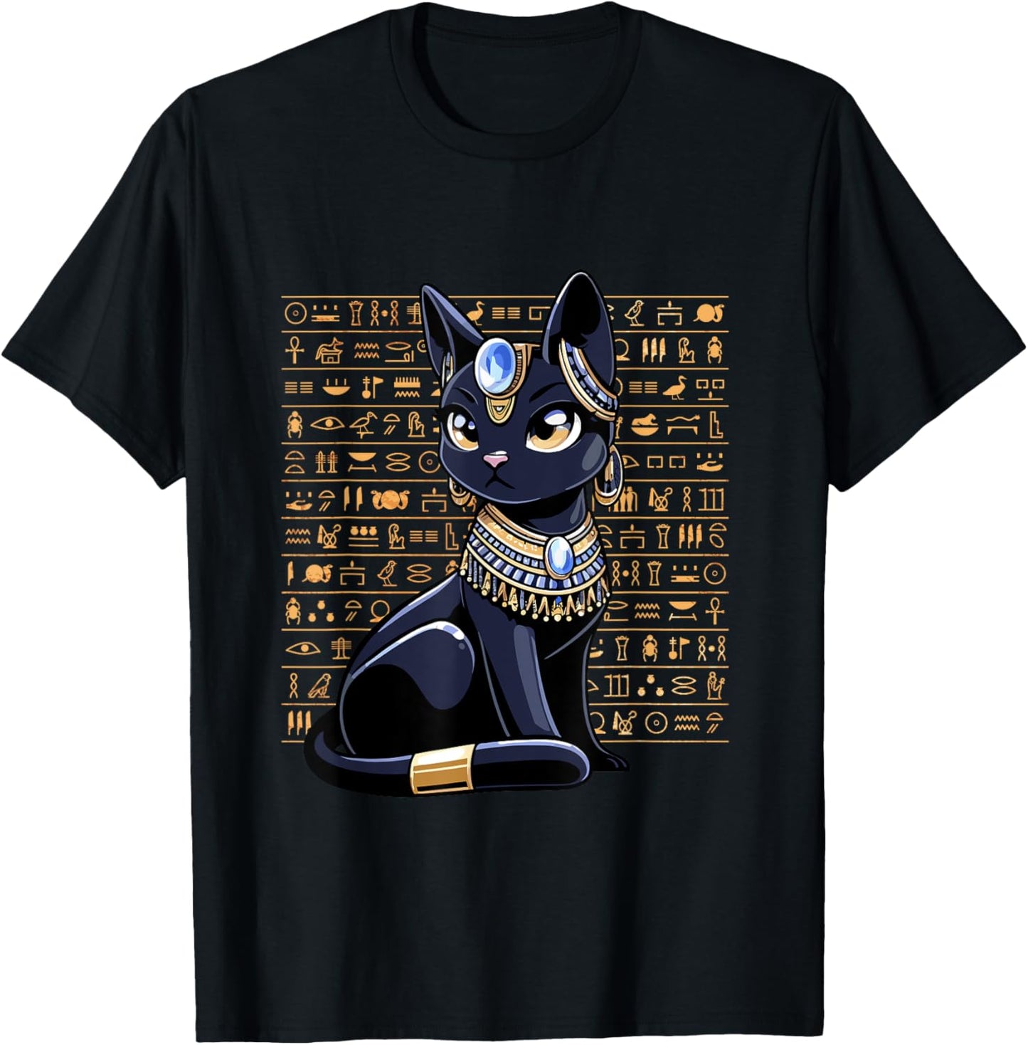 Bast Cat Egyptian Mythology Goddess Bastet T-Shirt