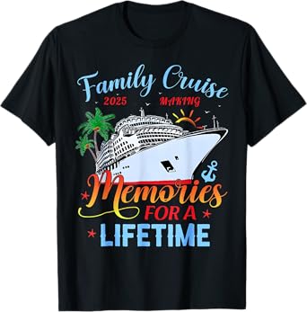 Family Cruise 2025 Family Matching Cruise Vacation Party T-Shirt