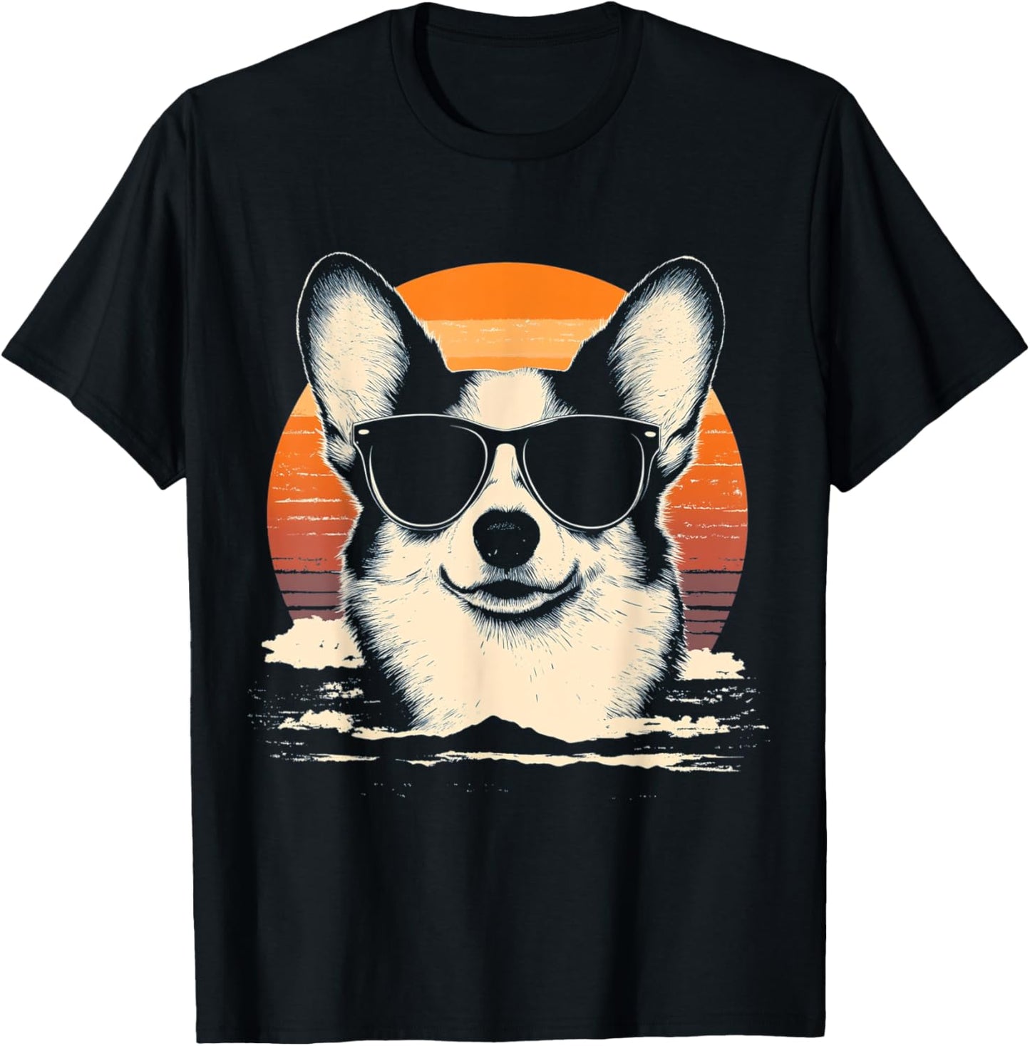 Corgi With Sunglasses T-Shirt