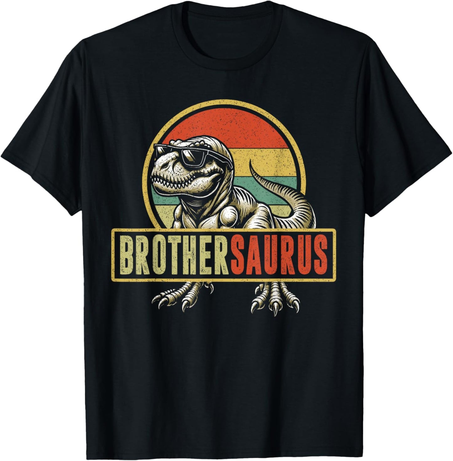 Brothersaurus T Rex Dinosaur Brother Birthday Party Dino T-Shirt