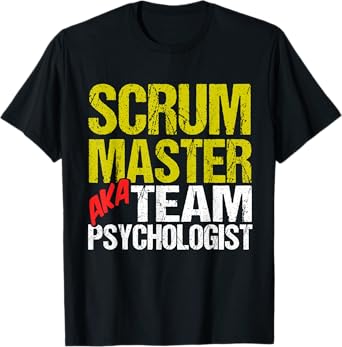 Scrum Master AKA Team Psychologist Programmer Scrum Master T-Shirt