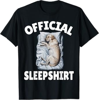 Labrador Retriever Dog Official Sleepshirt Napping Pajamas Men Women Girls Kids T-Shirt