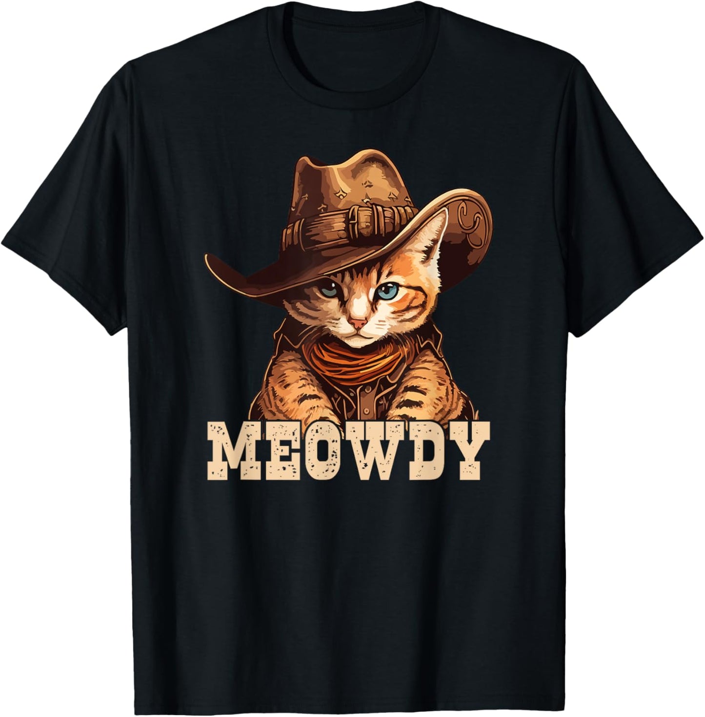 Cowboy Cat Meowdy T-Shirt