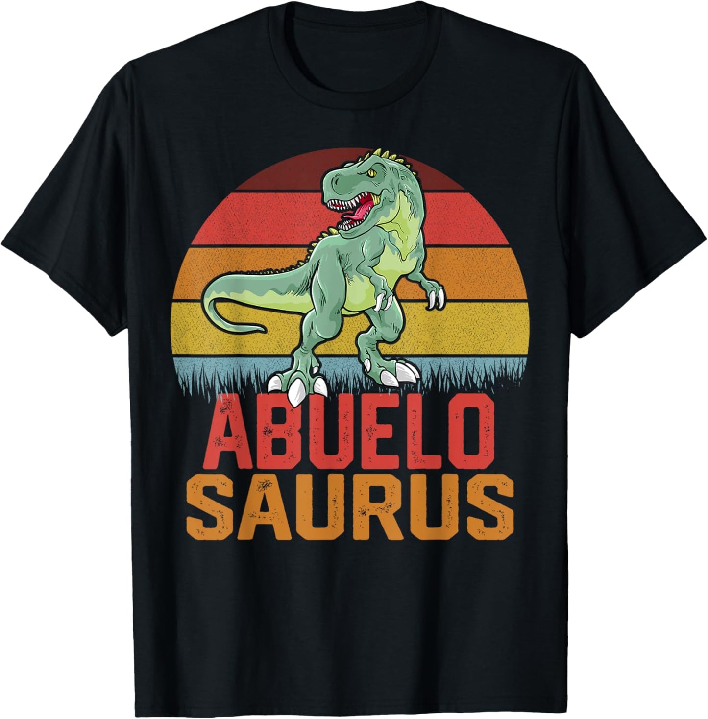 Abuelo Saurus Grandpa Dinosaur Family Matching Father's Day T-Shirt