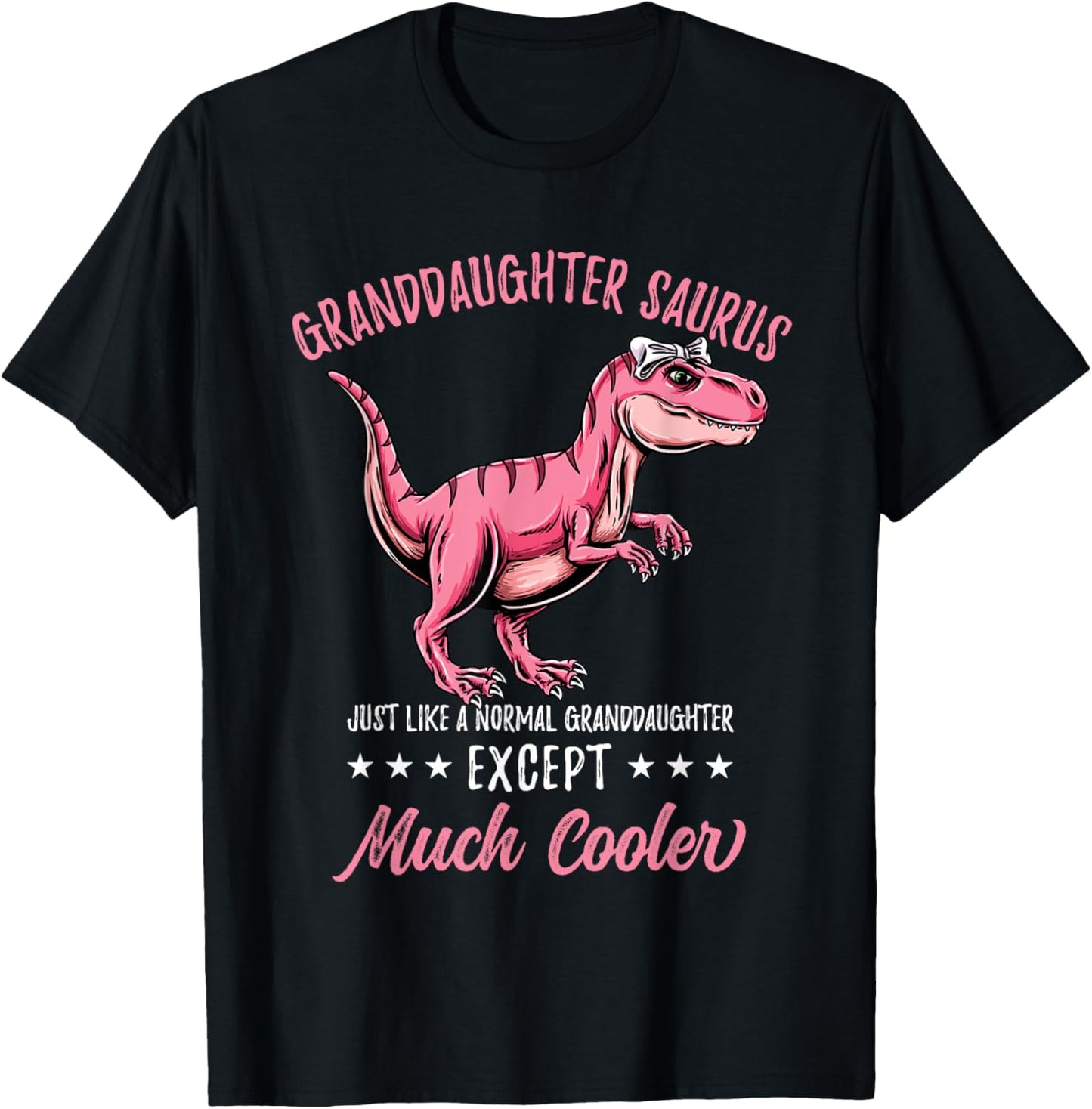 Granddaughter Saurus Funny Granddaughter Dinosaur T-Shirt